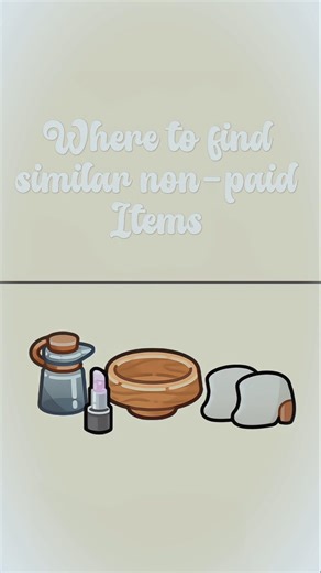 Where to find similar non-paid items ✨|Avatar World|#tocaboca #avatarstory #avatarworld #viralfypシ