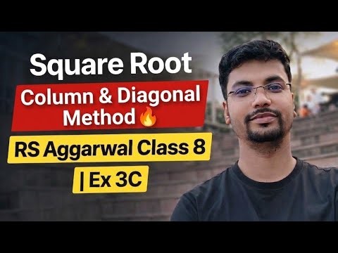 Column and Diagonal method | Ex -3B Class 8 |Rs aggarwal