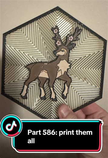 Print them all: sawsbuck #3dprint #3dprinting #bambu #pokemon #sawsbuck