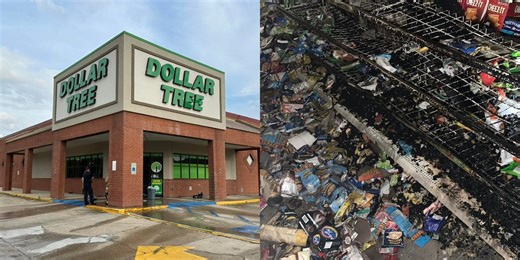 Dollar Tree employee arrested for arson after store fire causes $1.5 million in damages