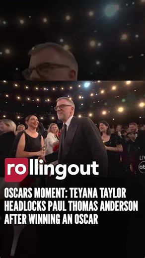 Oscars Moment: Teyana Taylor Headlocks Paul Thomas Anderson