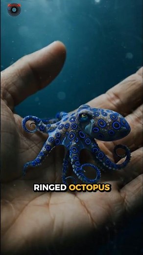 Blue-Ringed Octopus: Deadly Beauty of the Sea 🐙 Can Kill 26 People ☠️😯😳