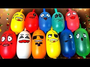 Making Slime with Funny Balloons - Satisfying Slime video.balon lima
