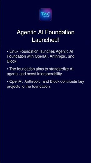 Agentic AI Foundation Launched!
