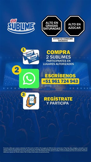 Sublime® takes you to the concerts of your choice!