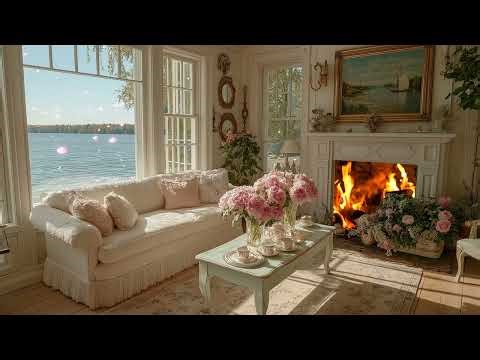 A Quiet Spring Lounge 🌸| Petals Falling in the Breeze | 3 Hours Calm Rest Stress Relief Study Focus