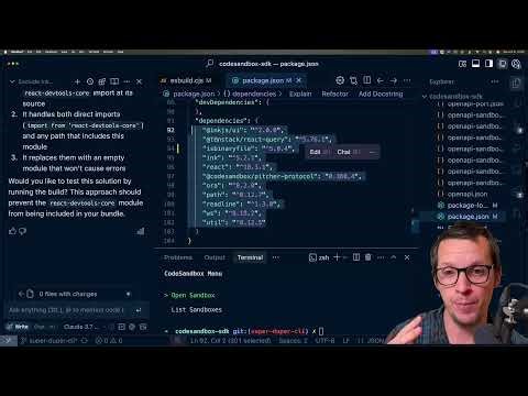 CodeSandbox - SDK - Working on CLI