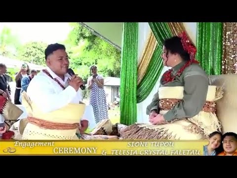 ❤️ Beautiful Tongan Engagement Ceremony of Sione Tupou & Telesia Crystal Faletau