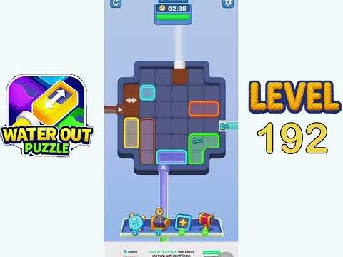 Water Out Puzzle Level 192 Walkthrough Solution
