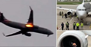 Video: Máy bay Boeing 737 gặp sự cố hy hữu ở độ cao hàng nghìn mét, tia lửa phụt ra từ động cơ sau khiến hàng loạt hành khách hoảng loạn