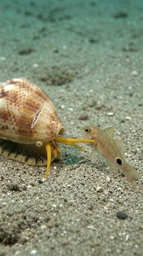 What Happens When a Fish Gets Too Close to This Snail?