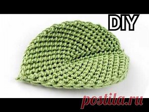 How to make a crochet Leaf Simple and easy crochet leaf tutorial - YouTube