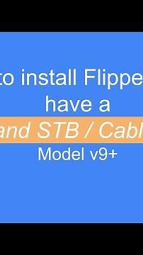 How to Set Up Flipper if you have BOTH a TV and STB / Cable Box)