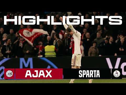 Solid win at home 📈 | Highlights Ajax - Sparta | VriendenLoterij Eredivisie