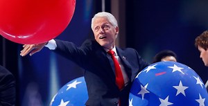Bill Clinton Playing with Balloons at DNC Will Make You Smile!
