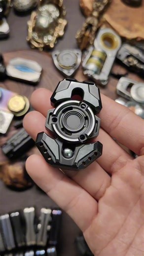 Titanium alloy fidget spinner. #fidgetspinner #edc #metal #top #jzedc