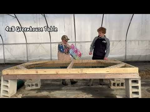 Greenhouse table building