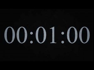 1 Minute Timer With Alarm | Chroniq Focus