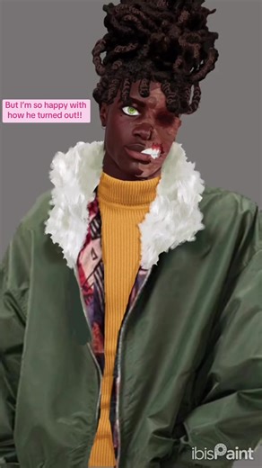 Photobashing My OC: Bruce's Digital Art Journey