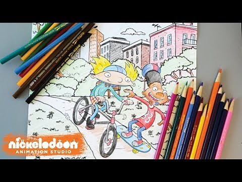Hey Arnold! Coloring Page | Nick Swag | Nick Animation