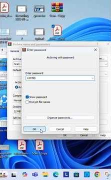 password in folder windows 11.... #trending