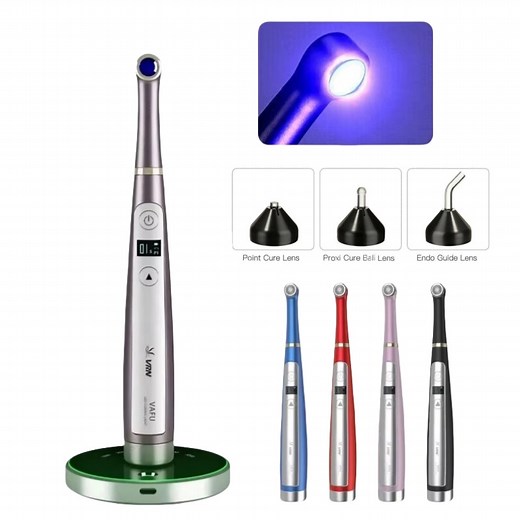 [Hot Item] Dental Vafu LED Curing Light 1s Cured Caries Detection Wireless Photopolymerization Lamp