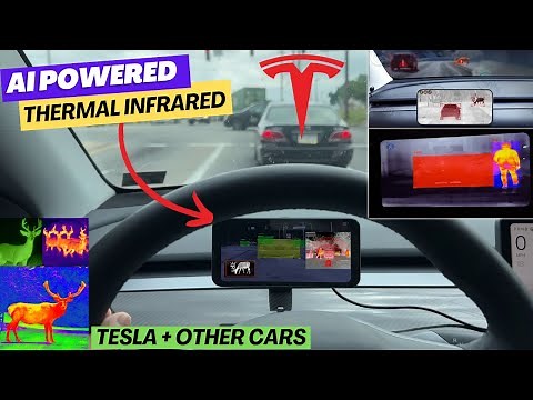 Night Vision AI Thermal Infrared Camera for Cars (Deer & Pedestrian Detection)