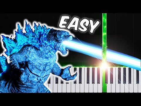 Godzilla's Theme - Easy Piano Tutorial (Sheets + MIDI)