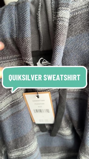 This Quiksilver sweatshirt comes in 2 colors and for a limited time it’s on sale @Quiksilver US #sweatshirt #quiksilver