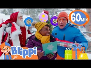 Blippi and Meekah Deliver Gifts with Santa! 🎅| 1 HOUR Christmas Special | Blippi Educational Videos