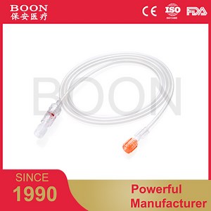 [Hot Item] 1200mm Disposable Cathlab High Pressure 1200psi Braided Straight Connecting Tubes with Valve for Angiography Injection Procedure