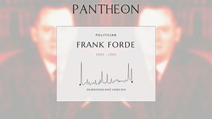 Frank Forde Biography | Pantheon