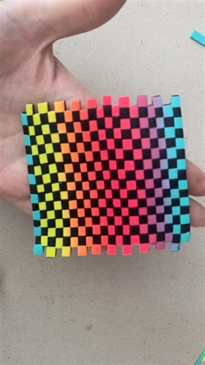 73K views · 10K reactions | Fluro checkerboard slab! A few reels ago I created this gorgeous polymer clay blend. I wasn’t sure what to do with it- but after a bit of thinking I decided to make it into a checkerboard pattern! It turned out so good! , . #polymerclay #tutorial #blend #checkerboard #rainbow #rainbowfashion #earringmaking #earringsupplies #earringmaker | The Little Craft House | Facebook
