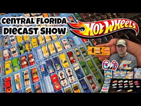 Central Florida Diecast Show Hot Wheels Haul | Redlines, Treasure Hunts, New & Vintage Diecast