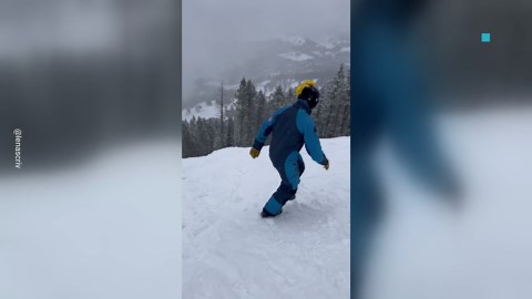 Terrifying Sledding Crash Caught on Camera