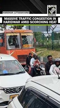 Heavy traffic congestion in highway as weekend tourist & pilgrim rush continues in Haridwar