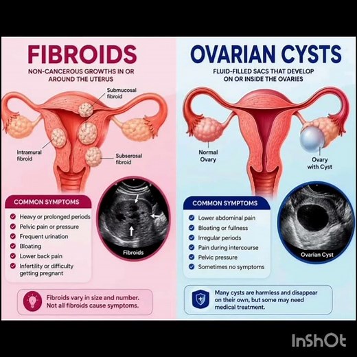 Fibroid vs Ovarian Cyst: How to Tell the Difference⭐#foryou #trending #gynecologist#explore #exam