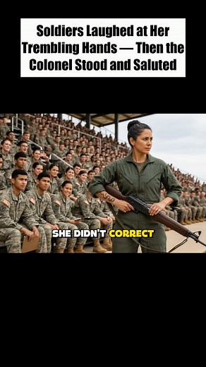 137K views · 3K reactions | Soldiers Laughed at Her Trembling Hands — Then the Colonel Stood and Saluted | Mr. Walter Stories | Facebook