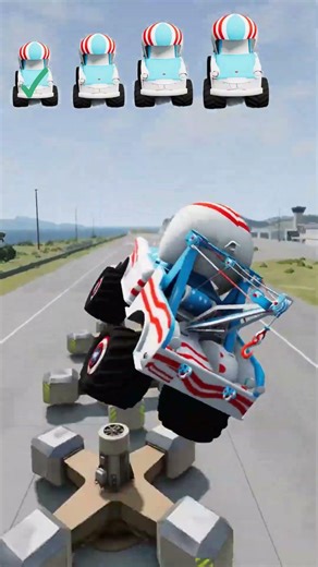 Big & Tiny Cars vs Mega Car Crusher