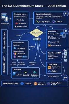 "The $0 AI Architecture Stack — Build a Full AI System for Free in 2026 (Complete Guide)"