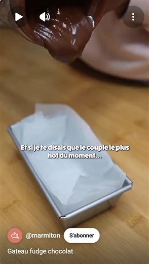 Gateau fudge chocolat