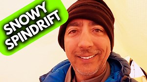 Handling spindrift and powder snow | Winter camping mountaineering