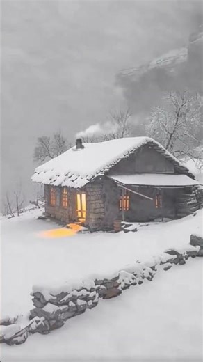 “Fast Snow Falling ❄️🌨️ Winter Nature Speed View”
