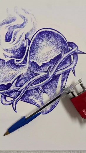 Homemade Tattoo Pen Machine at Work