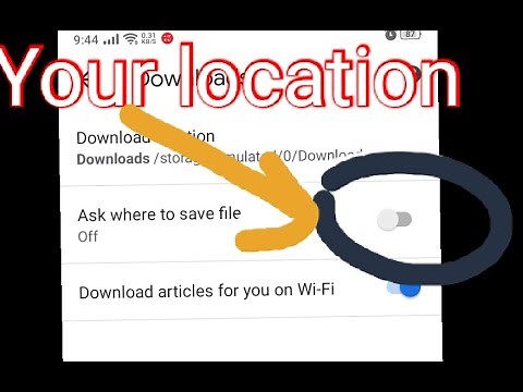 how to change download location in android and pc chrome | avoid default download location(1 click)