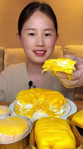 Delicious Chinese Yellow Desserts 🍨 Custard Melaleuca with Yuangxue Fatty and Yellow Layer Cake Eating Challenge Mukbang ASMR #asmr #mukbang #desserts #foodvlogs #chinesefood #eatingsounds #chocolatecake #eatingchallenge #mukbangasmr #chocolateicecream | It's Unique Food ASMR