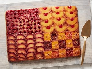 Four-Flavor Sheet Pan Upside-Down Cake