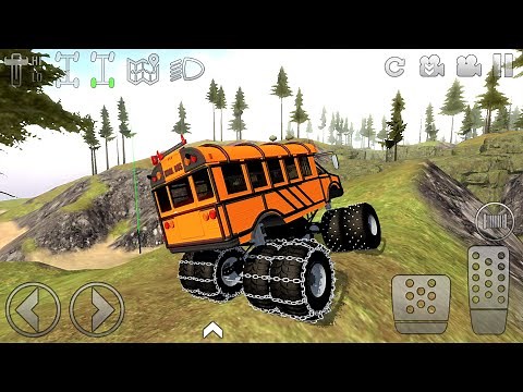 School Bus Extreme Off-Road (all wheel drive) Offroad Outlaws Mobile game Android Gameplay