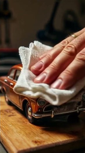 Rusted Dinky Toys 544 Simca Aronde P60 Restoration ASMR |Vintage Diecast Revival🔧✨ #car #asmr #viral