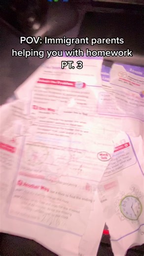 Immigrant Parents Helping with Math Homework: Interactive Guide